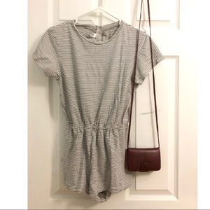 American apparel striped tshirt romper